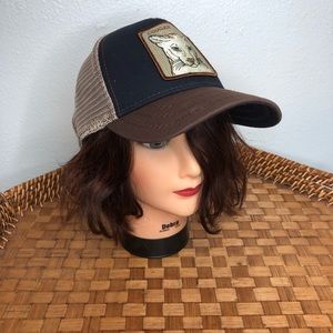 Goorin Bros Cougar trucker hat mesh panel snap back casual summer patch